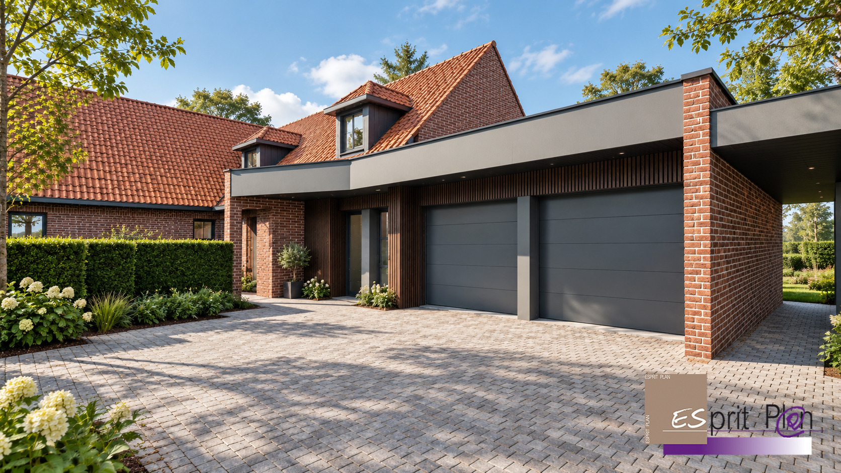 Matières en harmonie — Maison & jardin, perspective ESPRIT PLAN